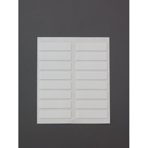 クロバー(Clover) 30x 8mm ネームラベル(ホワイト/16片) 71-765