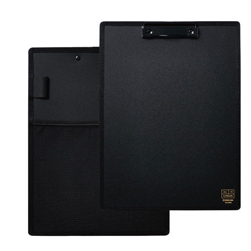 キングジム(KINGJIM) A4/E型 クリップボード(ポケット付/黒) 5985