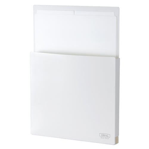 セキセイ(sedia) 242x 24x335mm 収納ボックス(マグネット付/ホワイト) SEL-2820-70