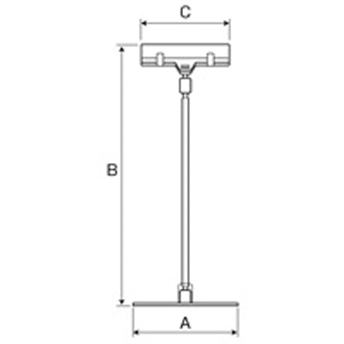 オープン工業 250x100mm クリップスタンド CH-211