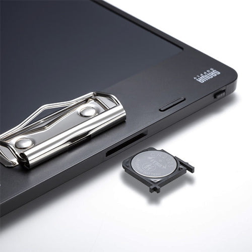 サンワサプライ 210x24x325mm 電子メモパッド DH-320BK