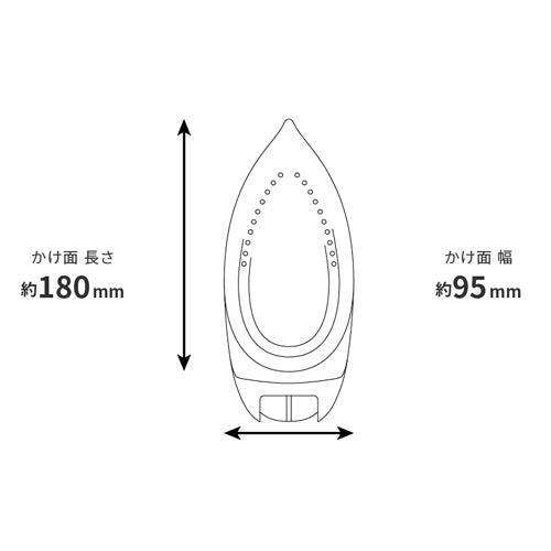 パナソニック(Panasonic) AC100V/1400W コードレススチームアイロン NI-QL300-H