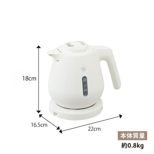 象印マホービン(ZOJIRUSHI) AC100V/1300W/0.8L 電気ケトル CK-DC08