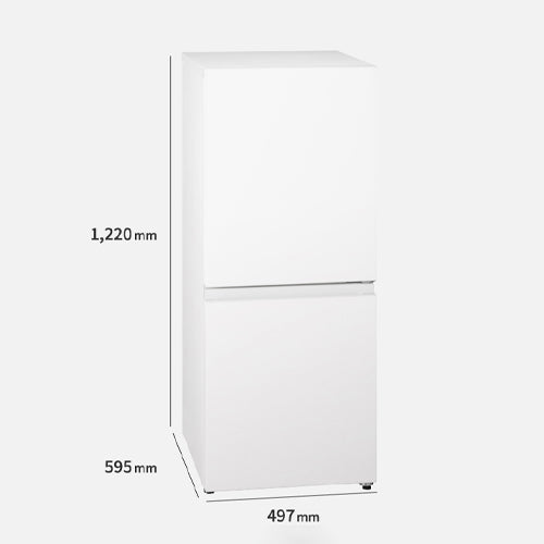 パナソニック(Panasonic) AC100V/ 52W(156L) 冷蔵庫 NR-B16C3-W