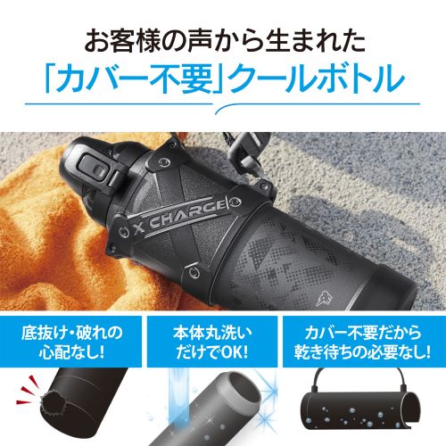 象印マホービン(ZOJIRUSHI) 1.5L クールボトル(ステンレス製/ブラック) SD-HB15