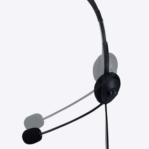 エレコム 1.8m USBヘッドセット(オーバーヘッドタイプ/両耳) HS-HP22UCBK