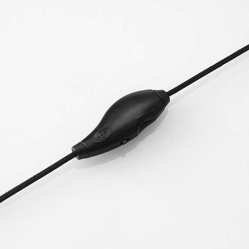 エレコム 1.8m/4極 ミニプラグヘッドセット(ミュートスイッチ/左耳用 HS-HP14MTBK