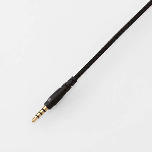 エレコム 1.8m/4極 ミニプラグヘッドセット(ミュートスイッチ/左耳用 HS-HP14MTBK