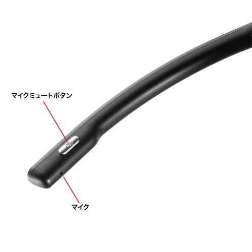 サンワサプライ Bluetoothヘッドセット(クレードル付/両耳/デュアルマイク MM-BTSH70BK