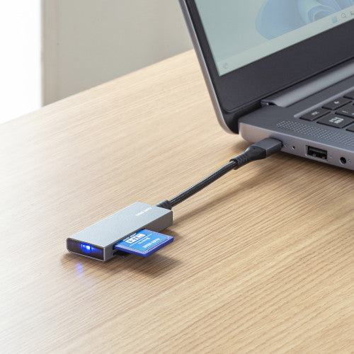 サンワサプライ USB3.2 カードリーダー(Type C) ADR-3TCMSD11S