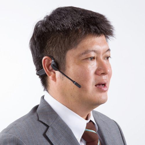 サンワサプライ Bluetoothヘッドセット(骨伝導/両耳/ヘッドバンド) MM-BTSH69BK