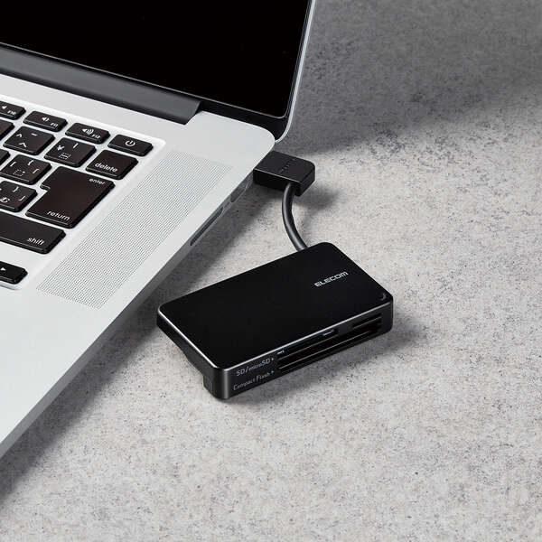 エレコム メモリリーダライタ(USB3.0対応) MR3-K303BK