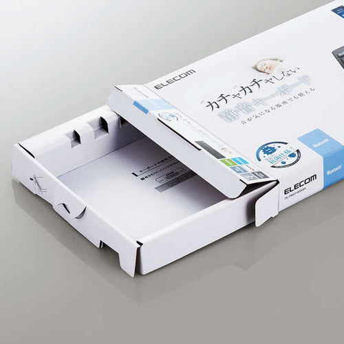 エレコム 442.8x139.8x26.8mm ワイヤレスキーボード(抗菌) TK-FBM118SKBK