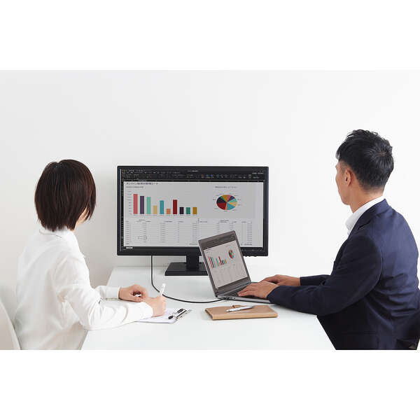 エレコム 2.0m TypeC-DVI変換ケーブル CAC-CDVI20BK2