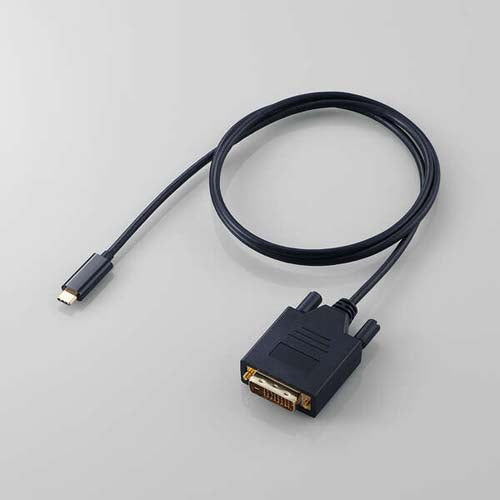 エレコム 2.0m TypeC-DVI変換ケーブル CAC-CDVI20BK2