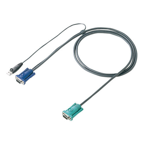 サンワサプライ 1.8m パソコン自動切替器用ケーブル SW-KLU180N
