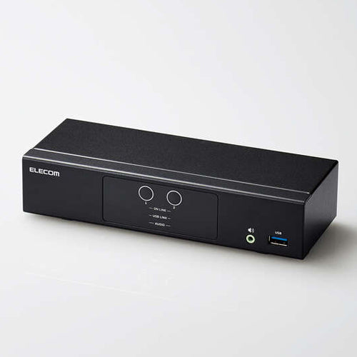 エレコム HDMIパソコン切替器(4K対応) KVM-NHUS2