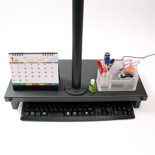 サンコー(THANKO) 558×252×540mm モニタースタンド(垂直可動) MARMGUS136PB