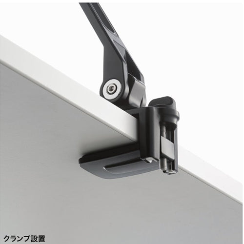 サンワサプライ 385mm モニター・タブレットスタンド PDA-STN85BK