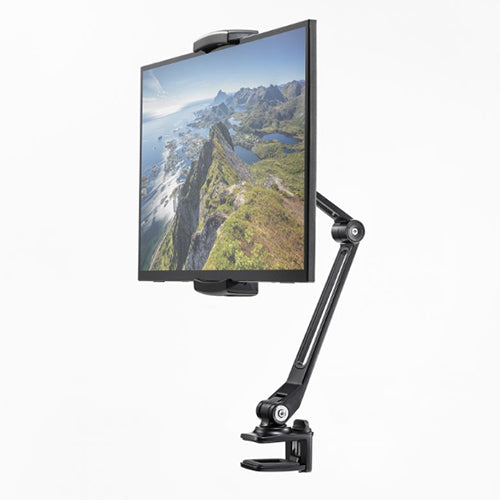 サンワサプライ 385mm モニター・タブレットスタンド PDA-STN85BK
