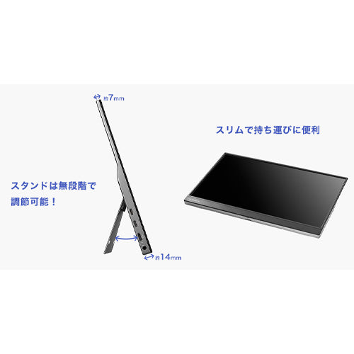 ESCO(エスコ) 15.6インチ モバイルディスプレイ EA764AG-700