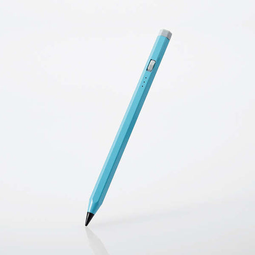 エレコム φ10x160mm 鉛筆型タッチペン(iPad/充電/ブルー) P-TPACAPEN01BU