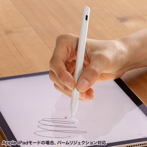 サンワサプライ φ 9.1x165.5mm タッチペン(充電式/iPad・汎用) PDA-PEN58W