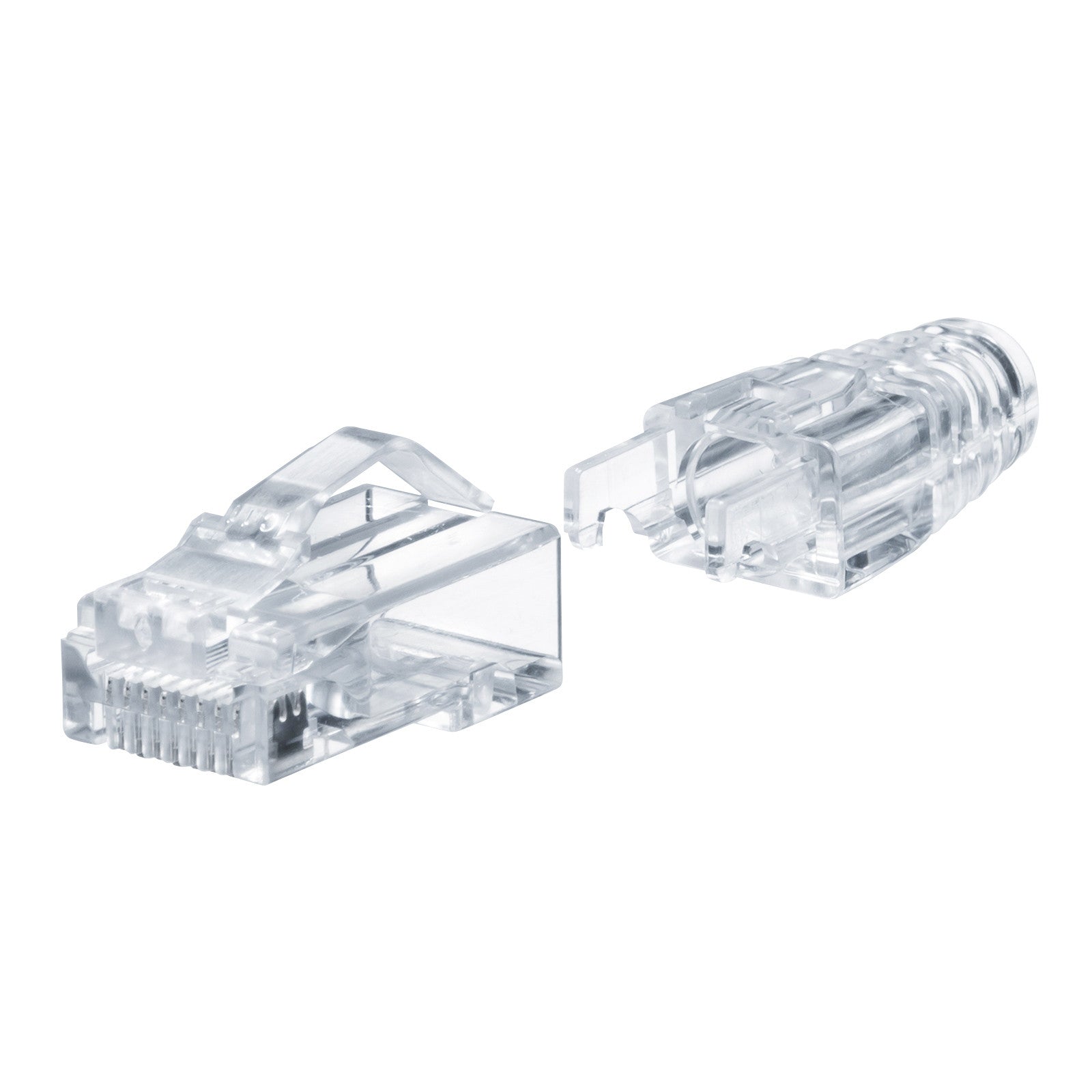 サンワサプライ LANケーブルコネクター(CAT6A対応/100個) ADT-6ARJKNH-100