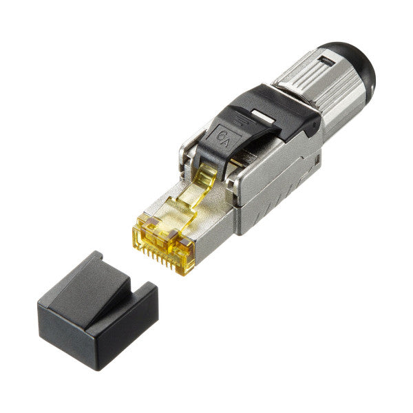 サンワサプライ LANケーブルコネクター(CAT6A対応/シールド付) ADT-6ARJFS