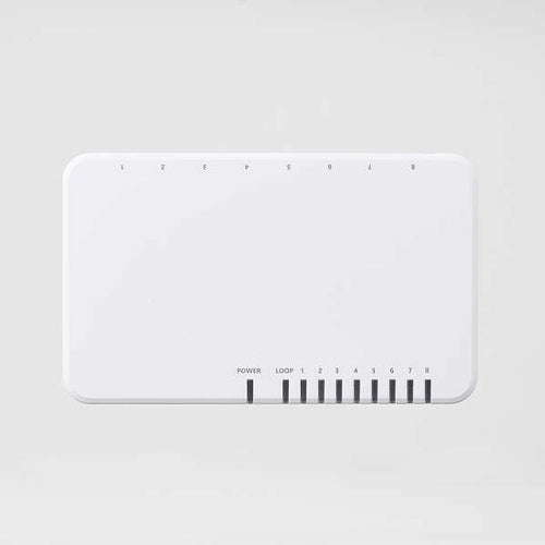 エレコム スイッチングハブ(ギガ対応/8ポート/プラスチック筐体) EHC-G08PA4-W