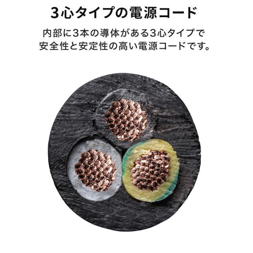 サンワサプライ 250V/15Ax2m 電源コード(サーバ-PC接続/抜止黒 APW15-C14C15LS-2