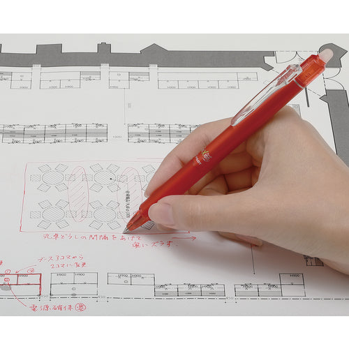 ESCO(エスコ) 0.5mm ボールペン(黒・ゲルインク・ノック式/10本) EA765MG-701