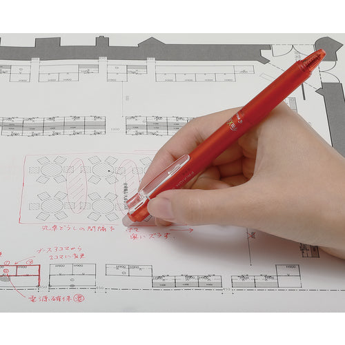 ESCO(エスコ) 0.5mm ボールペン(黒・ゲルインク・ノック式/10本) EA765MG-701