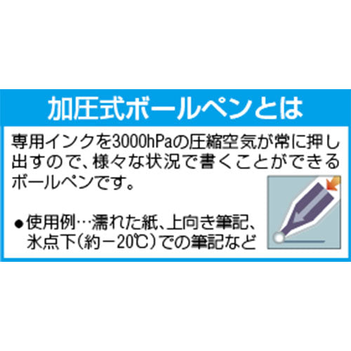 三菱鉛筆(uni) 1.0mm ボールペン・加圧式(極太・赤/10本) SN200PT101P24