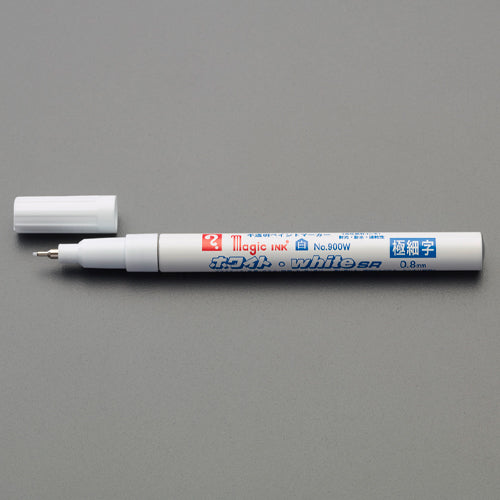 内田洋行(UCHIDA) 白/極細 マジックインキ(10本) 1-400-1912