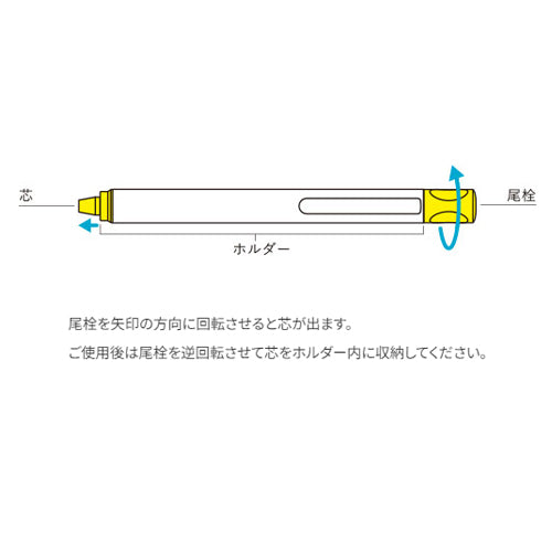 ESCO(エスコ) ゲルチョーク(黒/ホルダー付) EA765MP-602