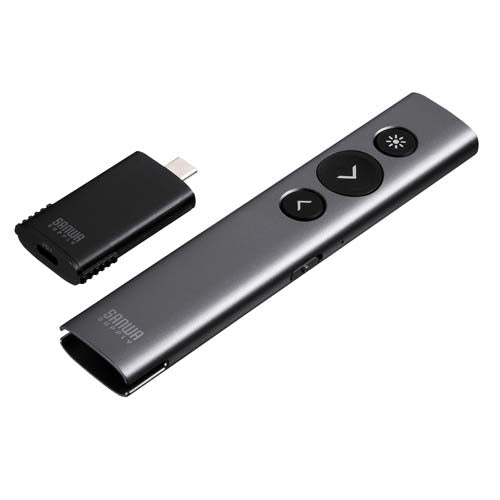 サンワサプライ ワイヤレスプレゼンター(2.4GHアダプタ付) MA-WPR16GM