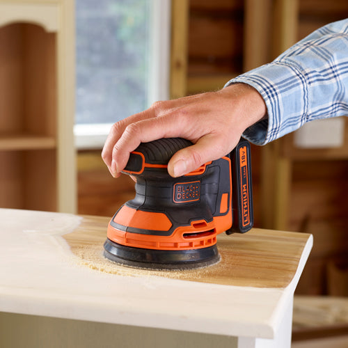 BLACK+DECKER(ブラック・アンド・デッカー) DC18V ランダムサンダー(充電式) BDCROS18B ※ESCOオリジナルセット品