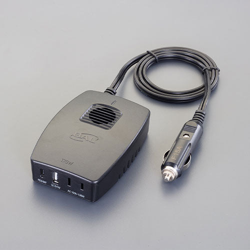 大橋産業(BAL) DC12V→AC100V・120W インバーター No.2830