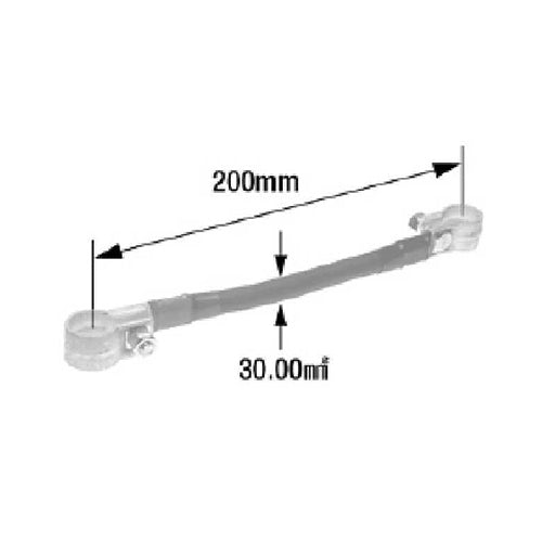 日立Astemoアフターマーケットジャパン 30スケ×200mm 板タイプバッテリー渡り線(大ポール用) DJ-23