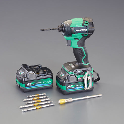 HiKOKI DC36V インパクトドライバーセット(充電式) WH 36DD 2XHLSZ※ESCOオリジナルセット品