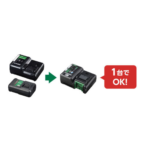 HiKOKI 10.8-36V 2ポート急速充電器 UC18YDML(S)