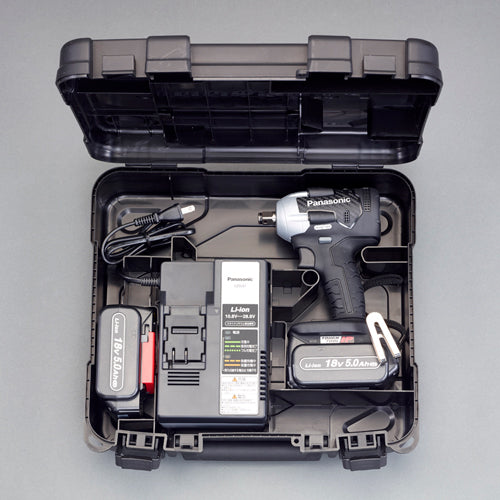 パナソニック DC18.0V(1/2"DR) インパクトレンチセット(充電式) EZ75A8LJ2G-B※ESCOオリジナルセット品