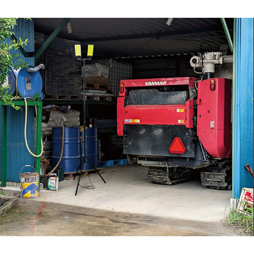 ヤザワコーポレーション AC100V/70Wx2灯 作業灯/LED(スタンド付) SL006