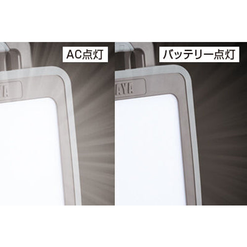 ハタヤリミテッド(HATAYA) AC100V/ 50W/DC9.6V LED作業灯(充電式) LWA-50KHB