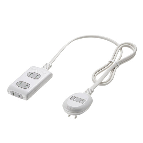 サンワサプライ AC125V/15Ax 1.0m タップ(4口) TAP-B9-1K