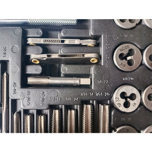 ESCO(エスコ) タップダイスセット(MM/UNC/UNF) EA829VX-4A