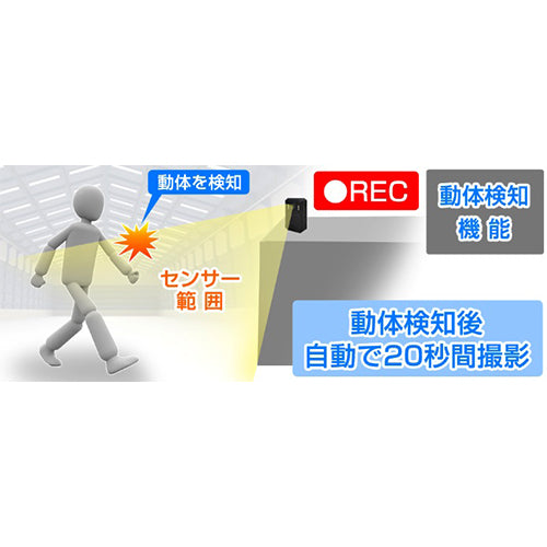 デルタ 128GB 【現場記録用】ボディカメラ(防水) D-2224