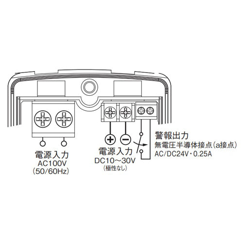 竹中エンジニアリング(TAKEX) AC100V/DC10-30V 受信機(フラッシュ・サイレント付) EXR-25YF
