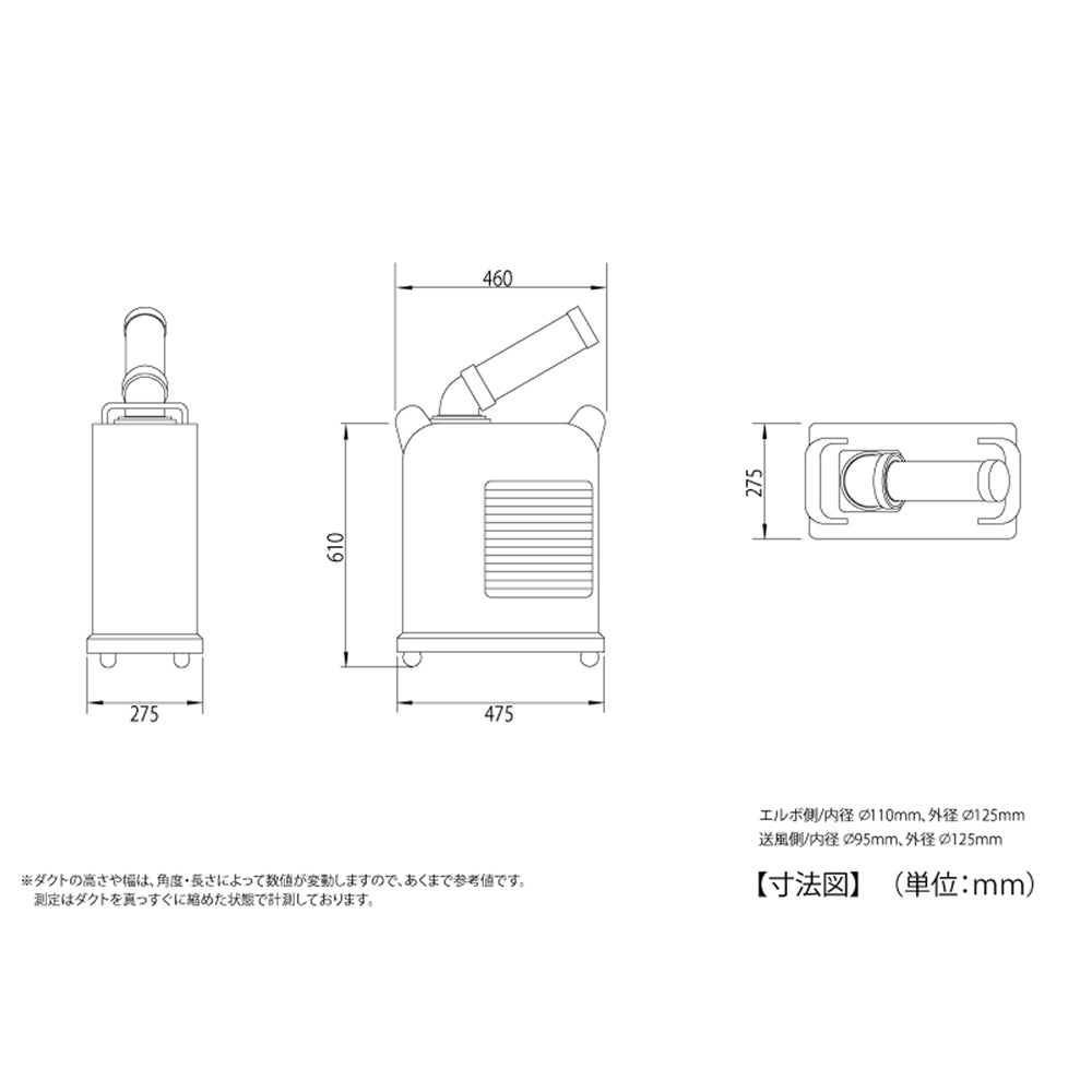 ナカトミ AC100V ミニスポットクーラー(一口型) SAC-18